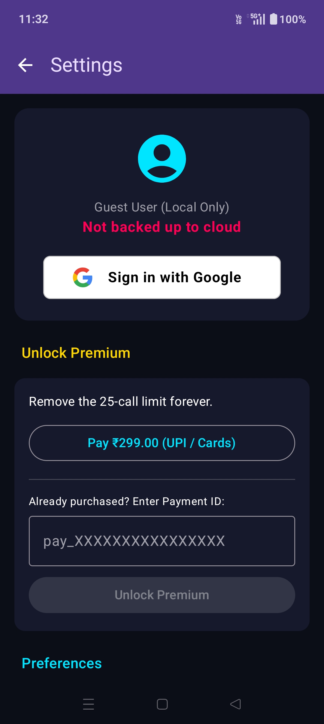 Cloud account integration