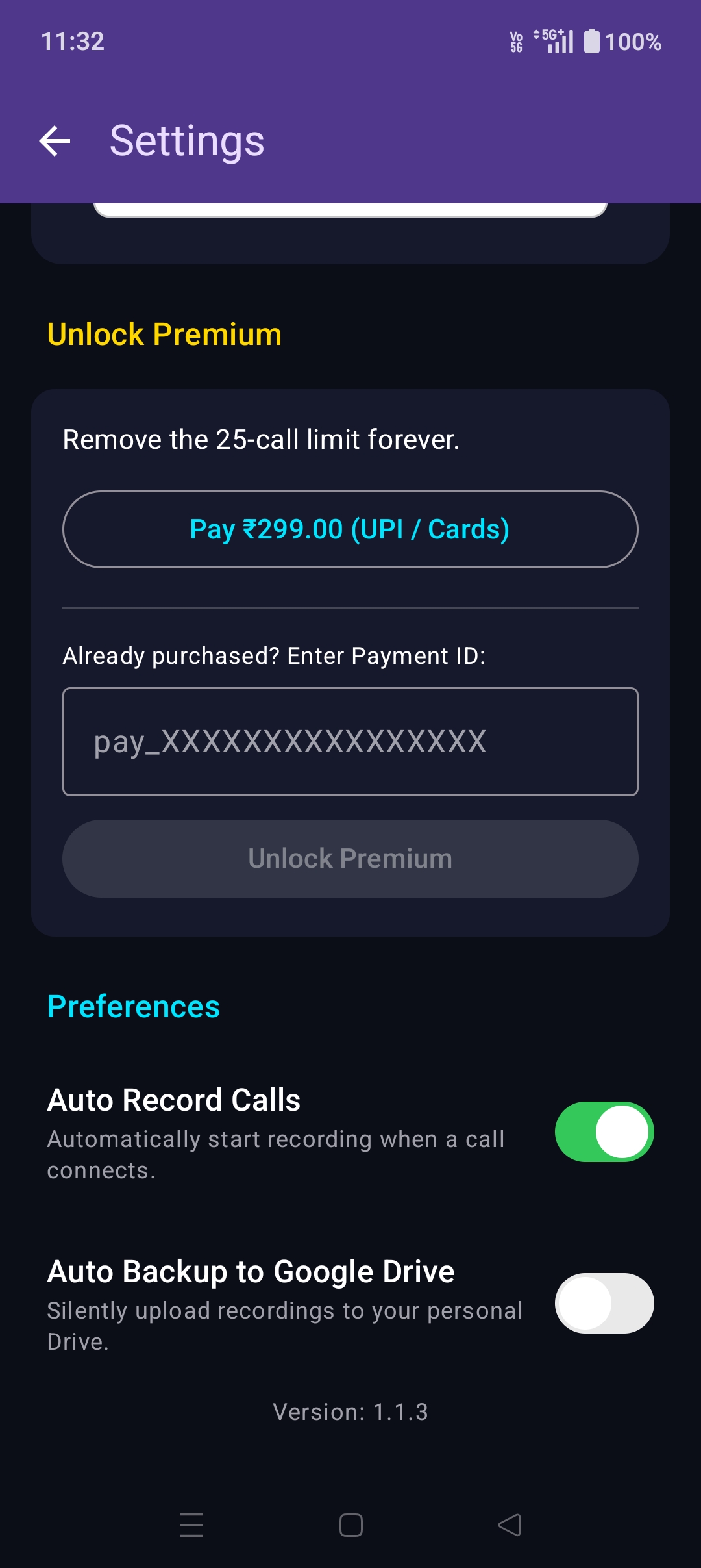 Effortless auto recording